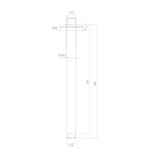 Set soffione doccia Oltens Vindel 37000800, telaio della doccia Oltens Aera 39404800