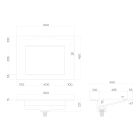 Set armadietto Oltens Lun 60032900, lavabo Oltens Stila 40200900