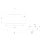 Set armadietto Oltens Lun 60033900, lavabo Oltens Stila 40201900