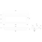 Set lavabo Oltens Stila 40204900, armadietto Oltens Lun 60035900