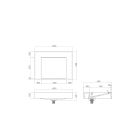 Set lavabo Oltens Stila 40000000, armadietto Oltens Lun 60032000
