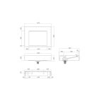 Set lavabo Oltens Stila 40000900, armadietto Oltens Lun 60027900