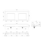 Set lavabo Oltens Stila 40004000, armadietto Oltens Lun Rilla 60027000