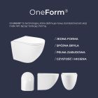 Set vaso WC Oltens Hamnes 42553000, copriwater Oltens Hamnes 45113000