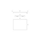 Set armadietto Oltens Lun 60032000, piano sopra armadietto Oltens Lun 63024060