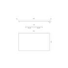 Set armadietto Oltens Vernal 60014700, piano sopra armadietto Oltens Tera 63029990