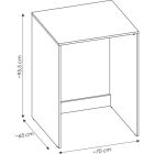 Set armadietto Comad Nova Cashmere NOVA CASHMERE 80-60-2D, armadietto Comad Nova Cashmere NOVA CASHMERE 80-35-1D1DK, NOVA CASHMERE 83-35-1D, COAST EVOKE UN 81-70-65