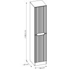 Set armadietto Comad Nova Cashmere NOVA CASHMERE 80-60-2D, armadietto Comad Nova Cashmere NOVA CASHMERE 80-35-1D1DK, NOVA CASHMERE 83-35-1D, COAST EVOKE UN 81-70-65