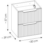 Set armadietto Comad Nova Coast Evoke NOVA COAST EVOKE 82-50-40-2S, armadietto Comad Nova Coast Evoke NOVA COAST EVOKE 80-30-2D, UN-GAJA35-SW 78570A(35), NOVA OAK A 89-50