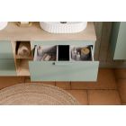 Set lavabo Comad Lava UM-CFPLAVA60DDP, armadietto Comad Aster Green ASTER GREEN 82-60-46-2S