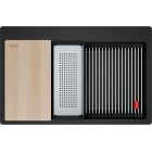 Set lavello in granito Franke Kanon 114.0749.642, rubinetto da cucina Franke Urban 115.0627.523