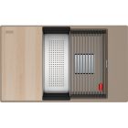 Set lavello in granito Franke Kanon 125.0749.667, rubinetto da cucina Franke Lina 115.0626.084