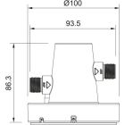 Set rubinetto da cucina Franke Maris Slim Clear Water J Pull-Out 120.0730.870, filtro sottolavello Franke Pro M Connect 150.0752.886