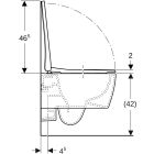 Set vaso WC Geberit iCon 503.232.00.1, modulo di installazione Geberit Duofix 111.320.00.6, 111.815.00.1, 156.050.00.1