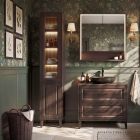 Set armadietto Comad Dorothy Ristretto DOROTHY RISTRETTO 82-60-46-2S, lavabo Comad Go GO60/DP-8095, NIAGARA UM 03 BLACK 86001B