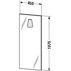 Duravit Starck 1 specchio 45x107 cm bianco S1 9767
