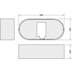Duravit rivestimento per vasca da bagno 790415000000000