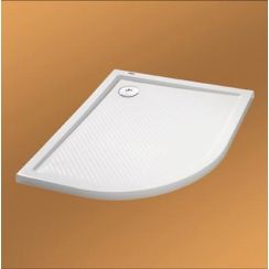 Huppe Purano 1/4 koła piatto doccia semicircolare 100x90 cm bianco 202154.055