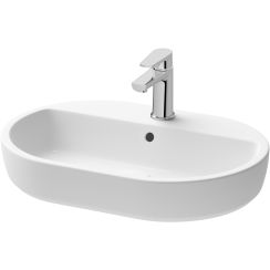 Cersanit Caspia lavabo 60x42 cm ovale da appoggio bianco K11-0099