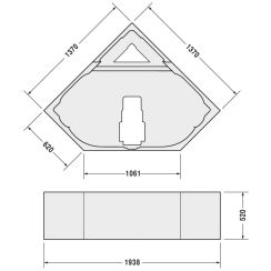 Duravit D-Code rivestimento per vasca da bagno 790476000000000