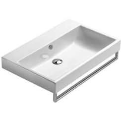 Catalano Zero lavabo 75x50 cm rettangolare a parete bianco 175ZE00
