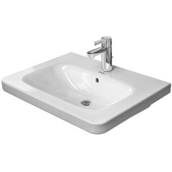Duravit DuraStyle lavabo 65x48 cm rettangolare a parete-da mobile bianco 23206500001