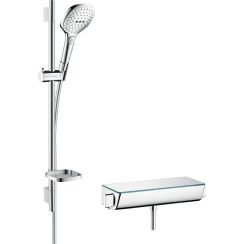 Hansgrohe Ecostat set doccia a parete con termostato cromo 27038000