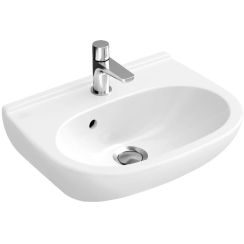 Villeroy & Boch O.Novo lavabo 50x40 cm semicircolare a parete bianco 536051R1