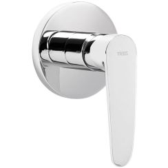 Tres Flat-Tres rubinetto per doccia da incasso cromo 204.177.01