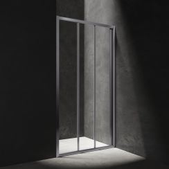 Omnires Bronx porta doccia 90 cm scorrevole cromo lucida/vetro trasparente S20A390CRTR