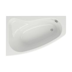 Cersanit Sicilia vasca da bagno angolare 150x100 cm sinistra bianco S301-095