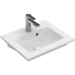 Villeroy & Boch Venticello lavabo 50x42 cm rettangolare a parete-da mobile bianco 41245001