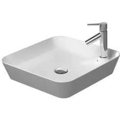 Duravit Cape Cod lavabo 46x46 cm quadrata da appoggio bianco 2340460000