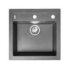 Alveus Formic lavello in granito 52x51 cm nero 4402091