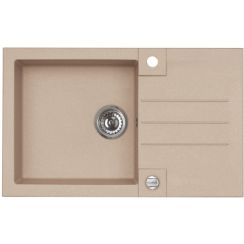 Alveus Rock lavello in granito 78x48 cm grigio/grafite/inox 4203002