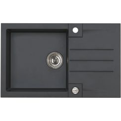 Alveus Rock lavello in granito 78x48 cm grigio/grafite/inox 4203005