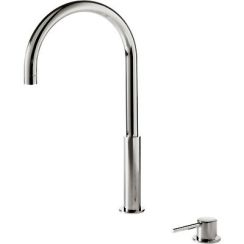 Tres Study Exclusive rubinetto per lavabo verticale acciaio 261.105.02.AC