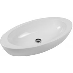 Hatria Nido lavabo 75x37 cm ovale da appoggio bianco Y0R201