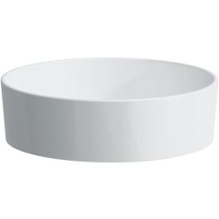 Laufen Kartell lavabo 42x42 cm rotonda da appoggio bianco lucida H8123310001121