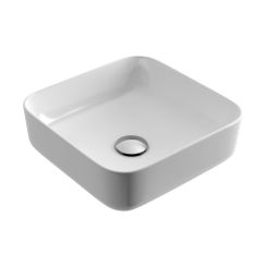 Actima Cori lavabo 38.5x38.5 cm quadrata da appoggio bianco CEAC.2201.WH