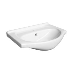 Defra Roberto lavabo 55x42 cm semicircolare da mobile bianco 1521