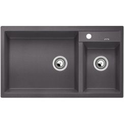 Blanco Metra 9 lavello in granito 86x50 cm grigio/grafite/inox 518886