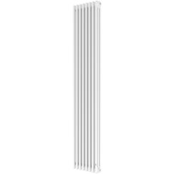 Instal Projekt Tubus 3 radiatore per ambienti 200.2x38 cm podłączenie inferiore bianco TUB3-200/08D50