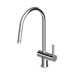 Zucchetti Pan rubinetto da cucina verticale nero ZP6285.N1