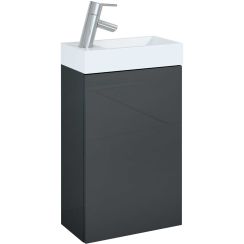 Elita Young Basic lavabo con armadietto 40.2 cm antracite RE166042006610