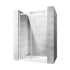 Rea Nixon-2 porta doccia 140 cm scorrevole cromo lucida/vetro trasparente REA-K5006