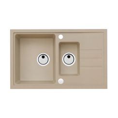 Alveus Intermezzo lavello in granito 78x48 cm beige 1307055