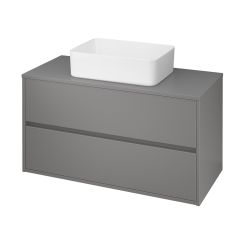 Cersanit Crea armadietto 99x45x53 cm sottolavabo sospeso grigio S924-020