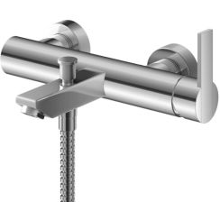 Kohlman Gixs rubinetto per vasca e doccia a parete cromo QW110G