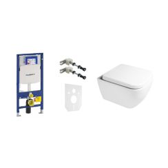 Set modulo di installazione Geberit Duofix 111.320.00.5, vaso WC Oltens Vernal 42002000, 45103000, 111.815.00.1, 49301000